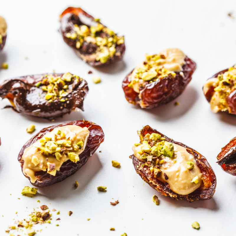 SoCo tahini stuffed dates