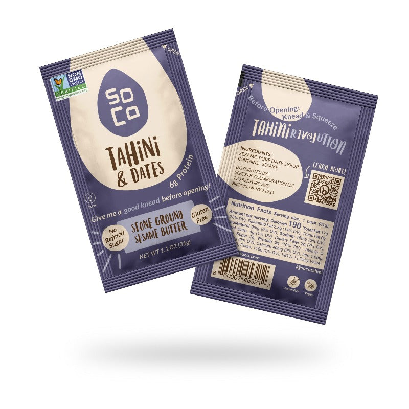 Squeeze packs: Tahini & Dates (Box of 10)