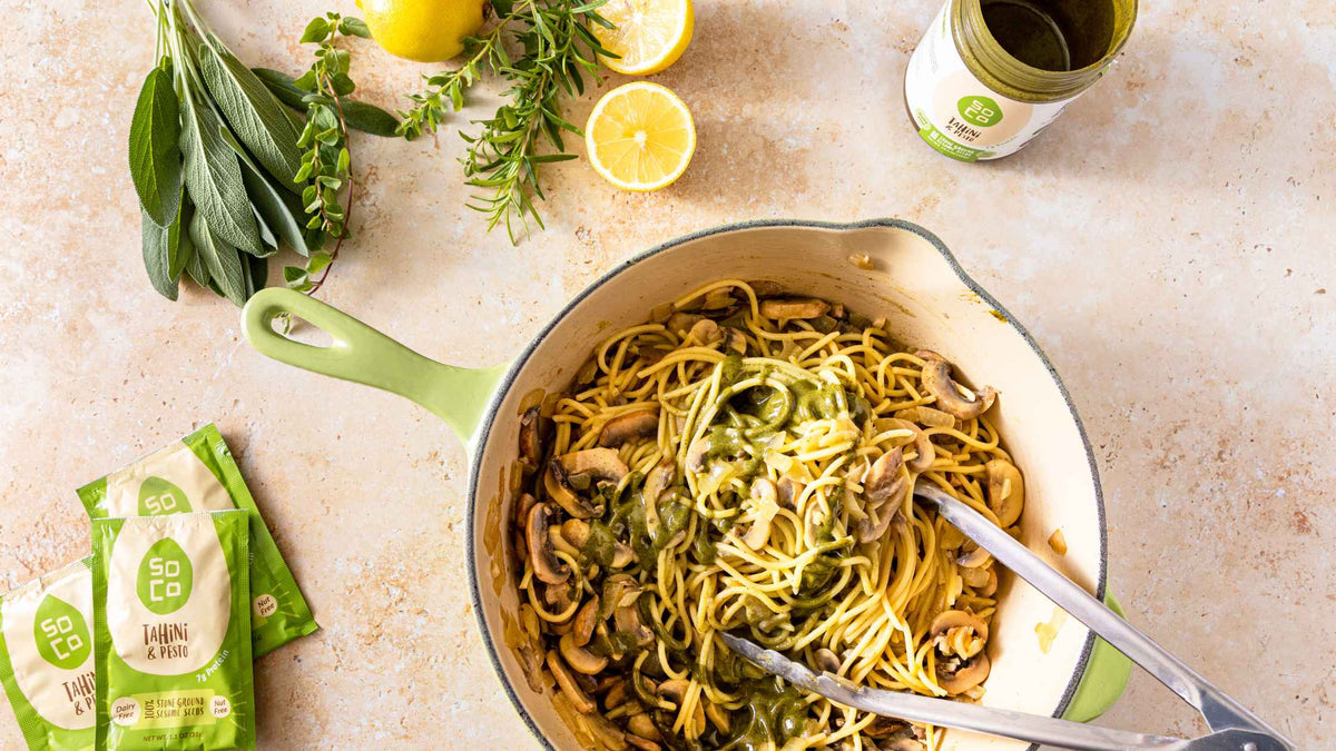Tahini A Vegan Pasta Sauce Essential (With 3 Great Recipes) eatsoco
