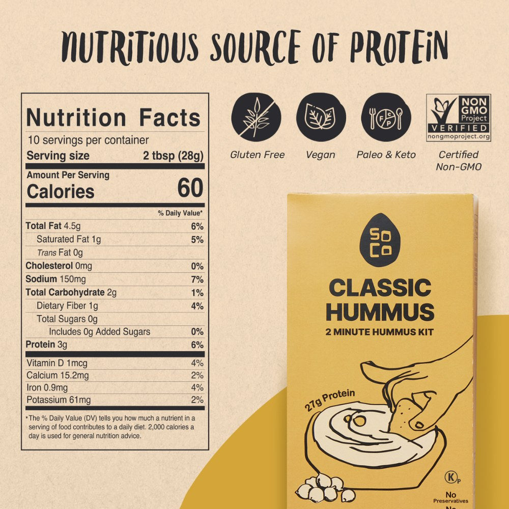 2 Minute Kit - Classic Hummus
