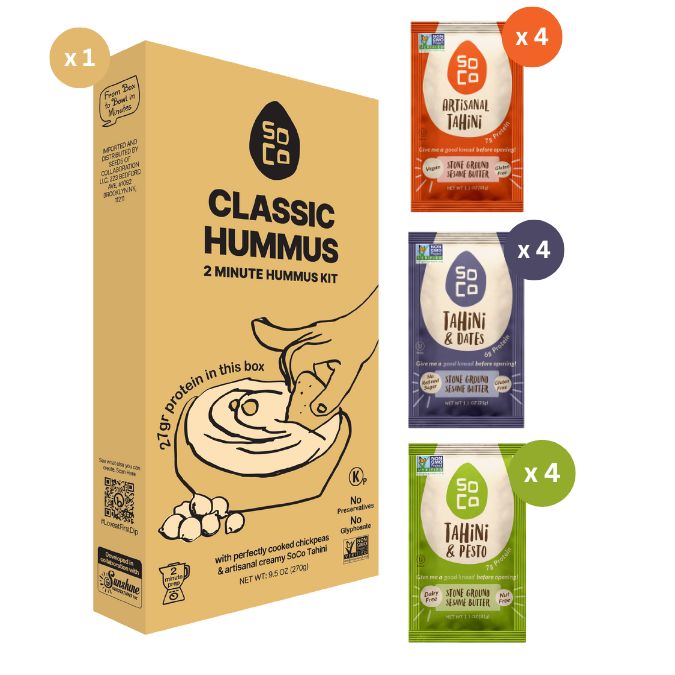 Tahini & Hummus Kit Bundle (with Recipe Booklet)