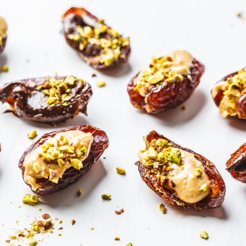 SoCo tahini stuffed dates 